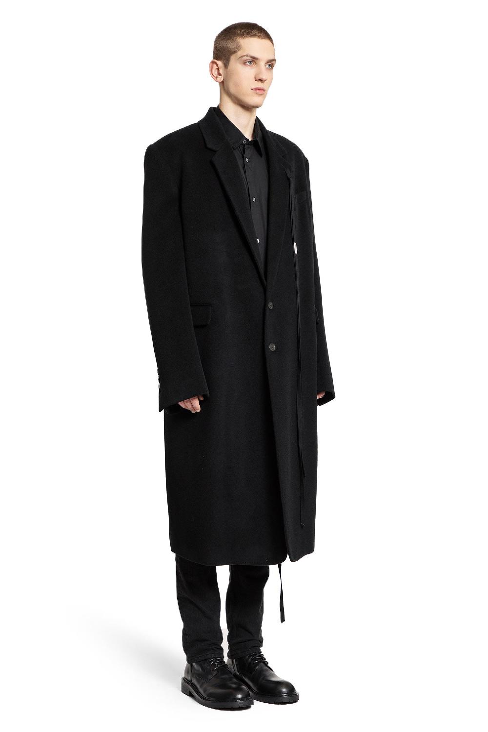 Antonioli ANN DEMEULEMEESTER MAN BLACK COATS