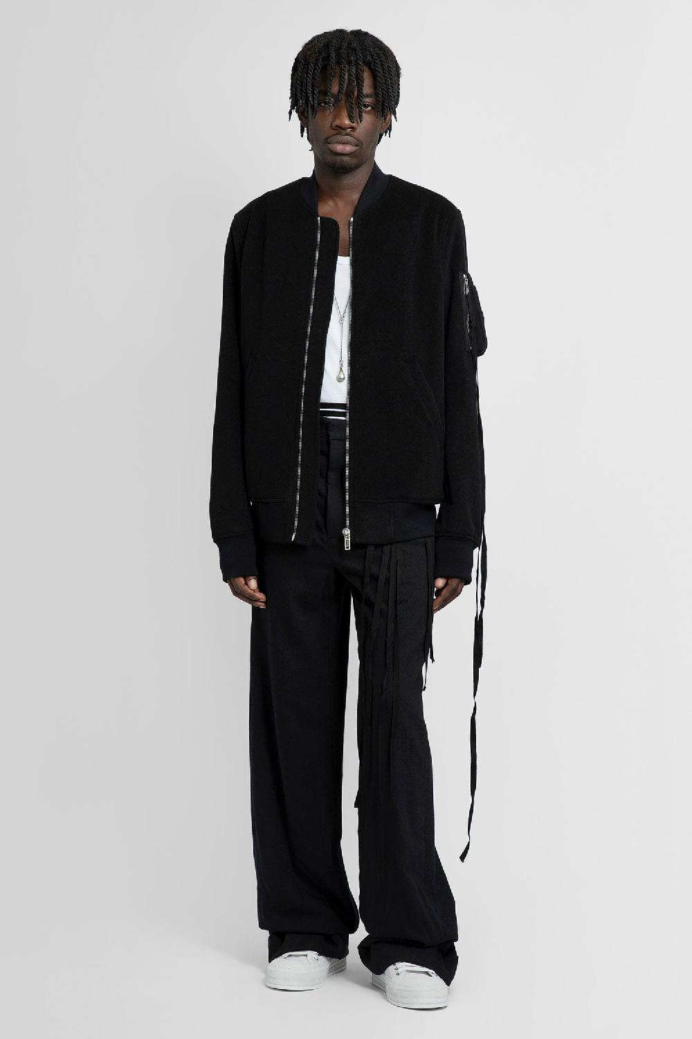 Antonioli ANN DEMEULEMEESTER MAN BLACK JACKETS