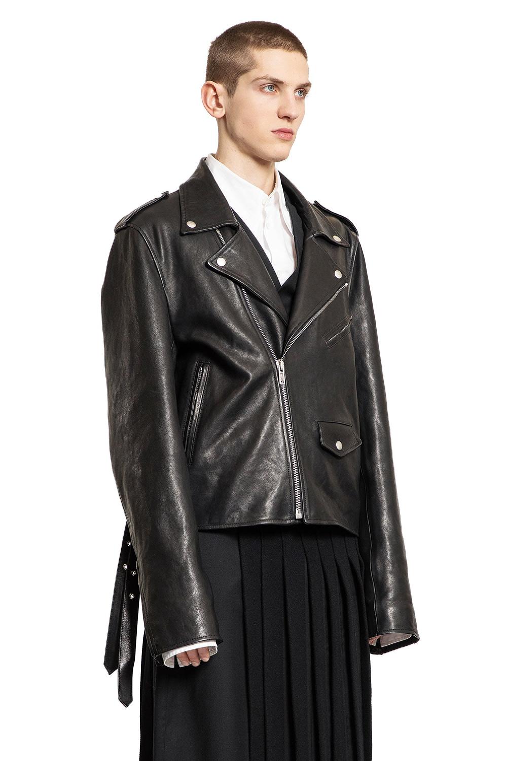 Antonioli ANN DEMEULEMEESTER MAN BLACK JACKETS