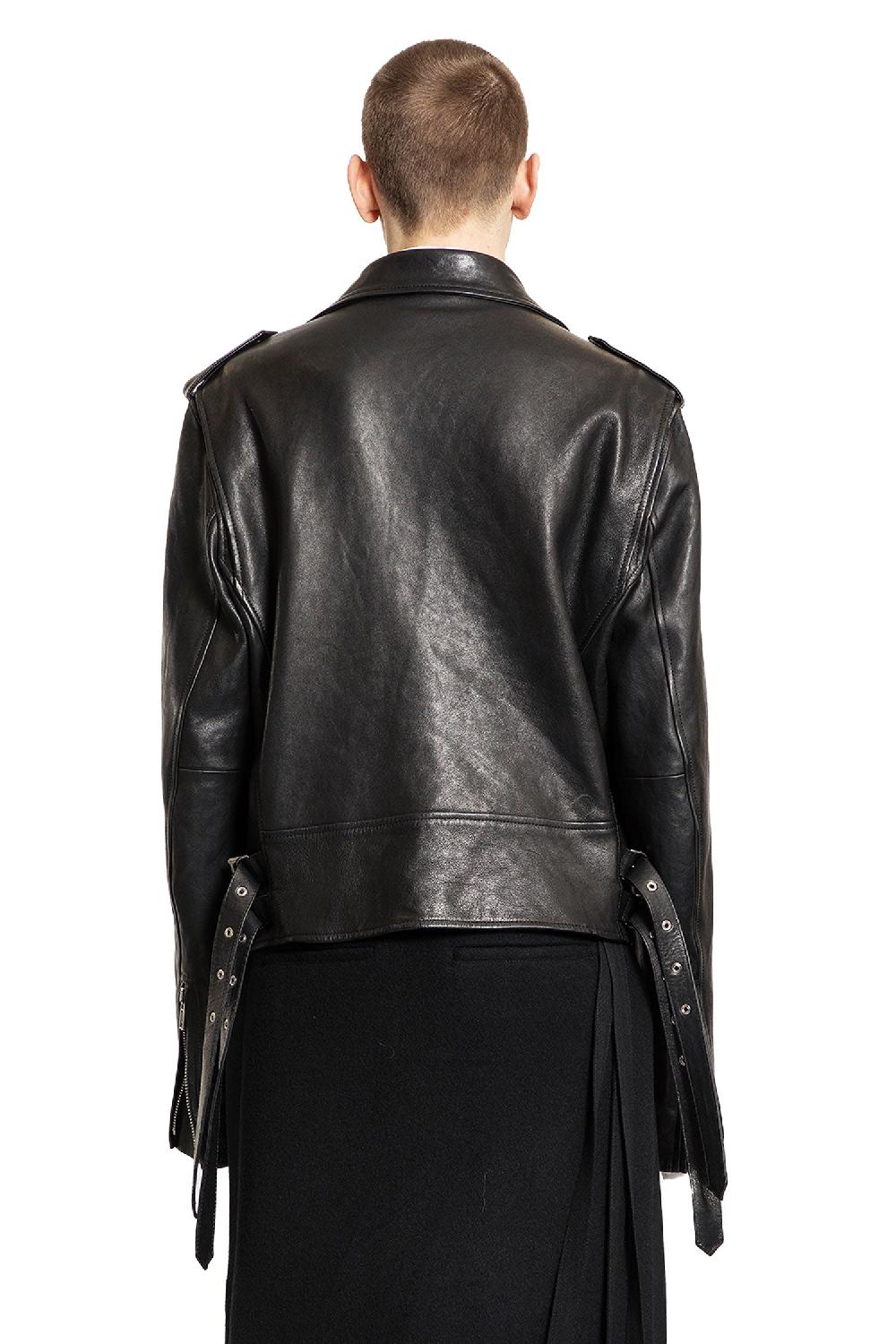 Antonioli ANN DEMEULEMEESTER MAN BLACK JACKETS