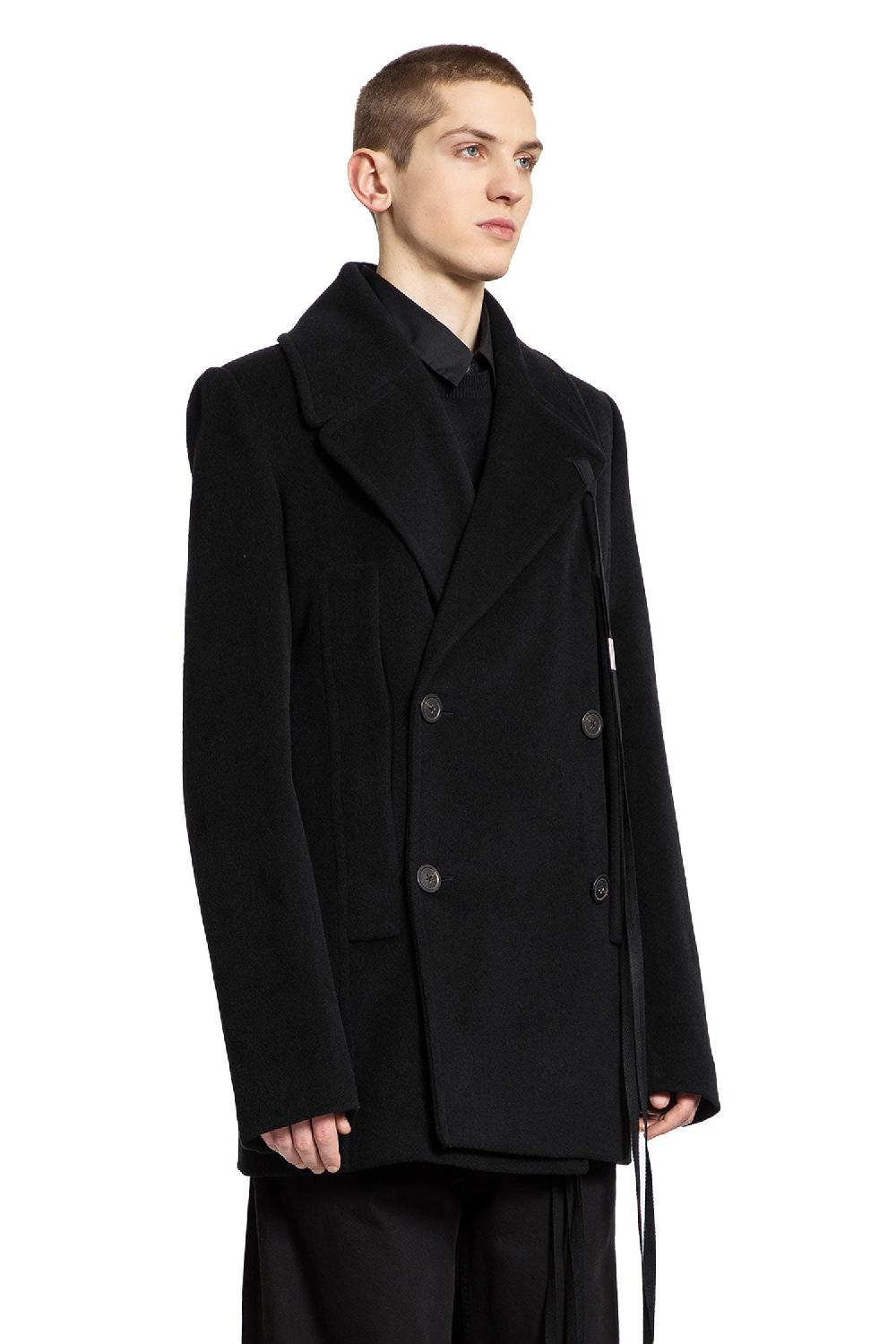 Antonioli ANN DEMEULEMEESTER MAN BLACK JACKETS