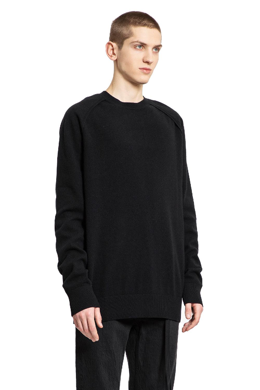 Antonioli ANN DEMEULEMEESTER MAN BLACK KNITWEAR