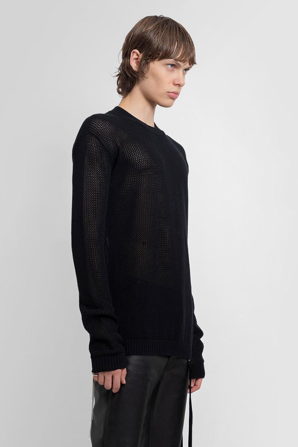 Antonioli ANN DEMEULEMEESTER MAN BLACK KNITWEAR