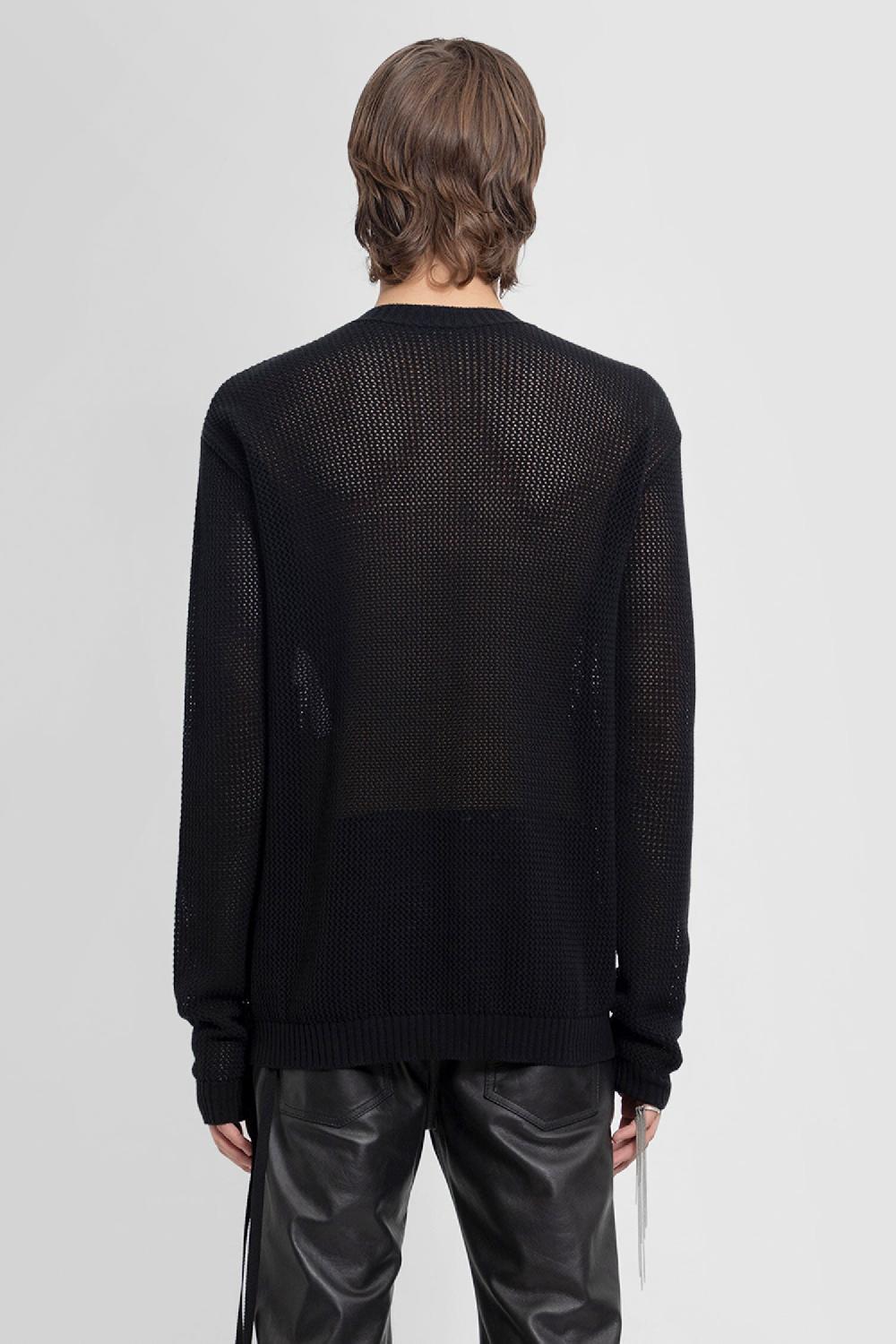 Antonioli ANN DEMEULEMEESTER MAN BLACK KNITWEAR