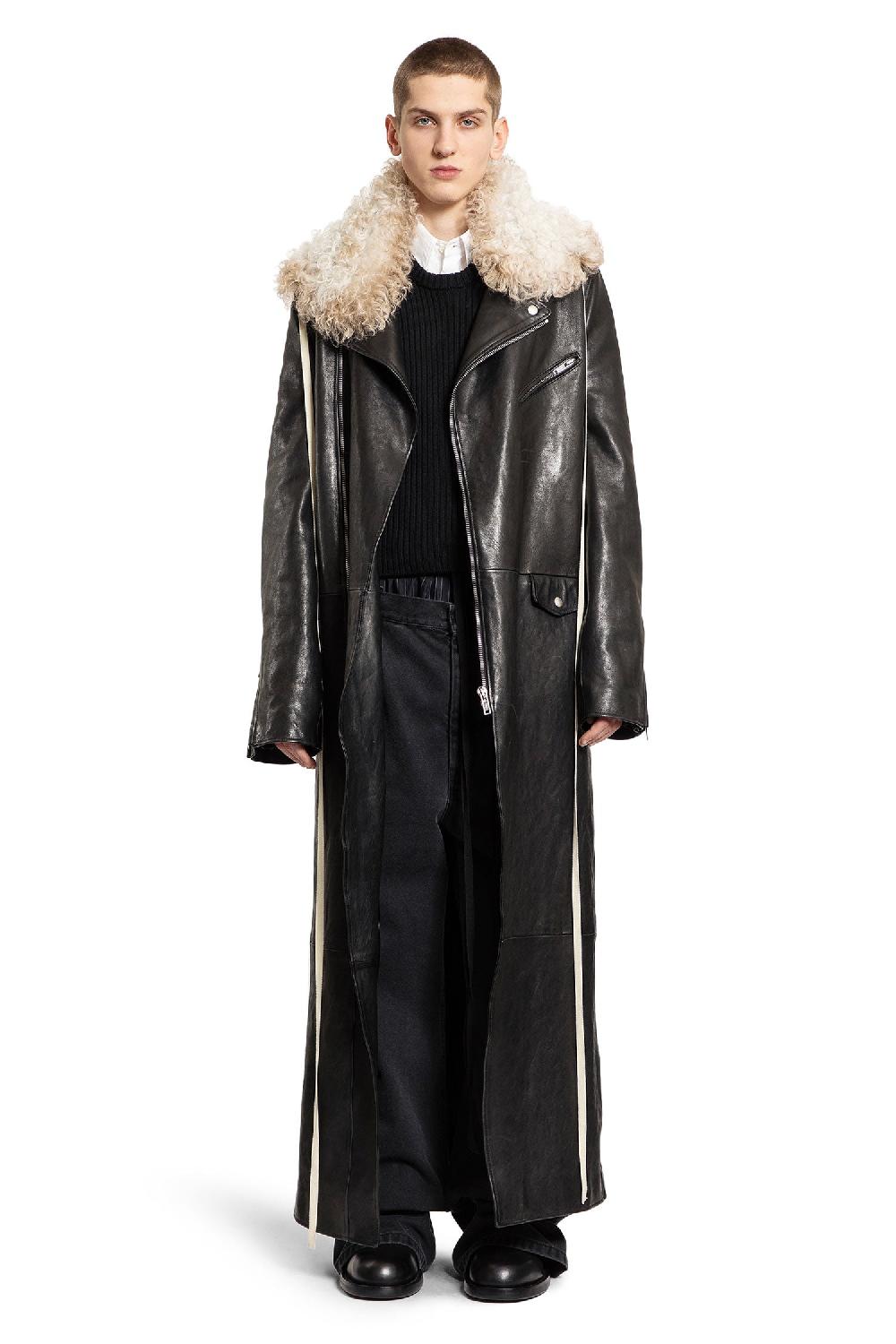 Antonioli ANN DEMEULEMEESTER MAN BLACK KNITWEAR