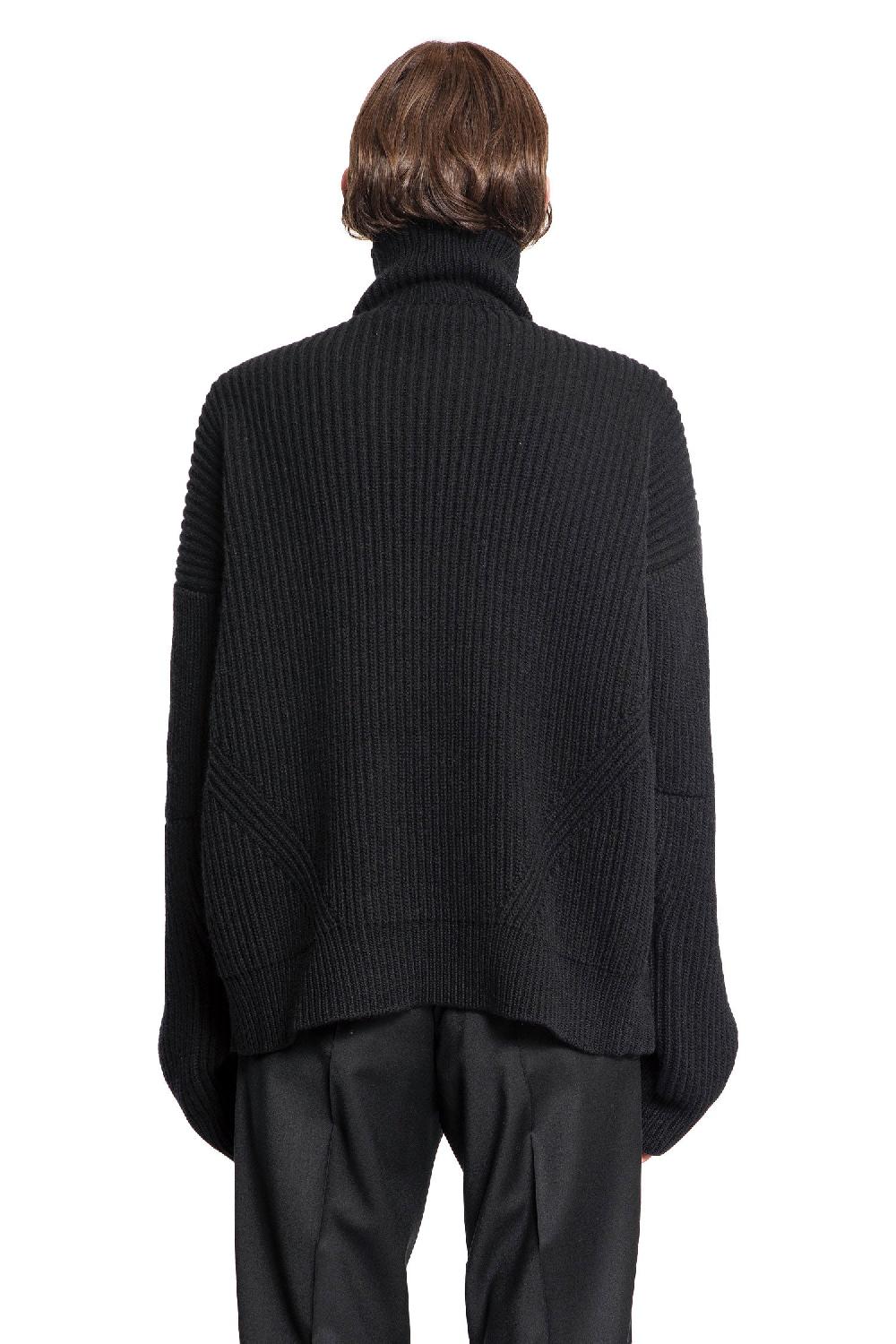 Antonioli ANN DEMEULEMEESTER MAN BLACK KNITWEAR