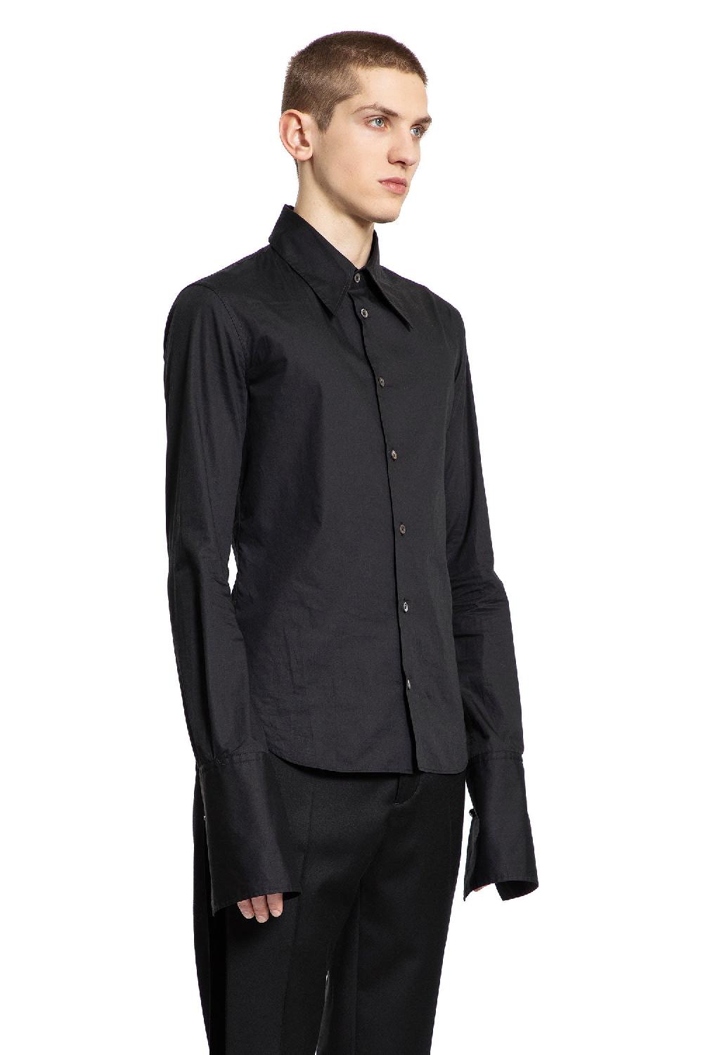Antonioli ANN DEMEULEMEESTER MAN BLACK SHIRTS