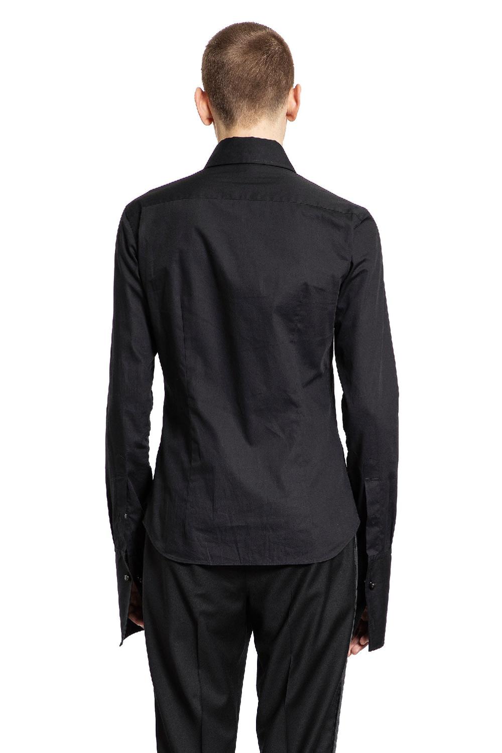Antonioli ANN DEMEULEMEESTER MAN BLACK SHIRTS