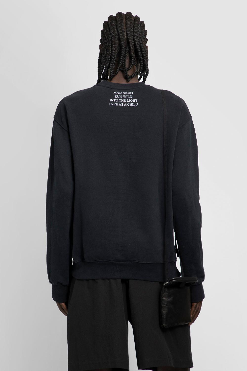 Antonioli ANN DEMEULEMEESTER MAN BLACK SWEATSHIRTS