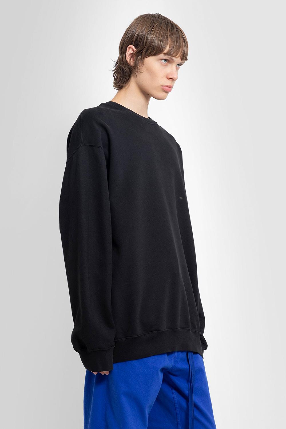 Antonioli ANN DEMEULEMEESTER MAN BLACK SWEATSHIRTS