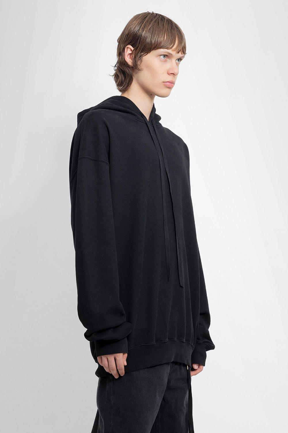 Antonioli ANN DEMEULEMEESTER MAN BLACK SWEATSHIRTS