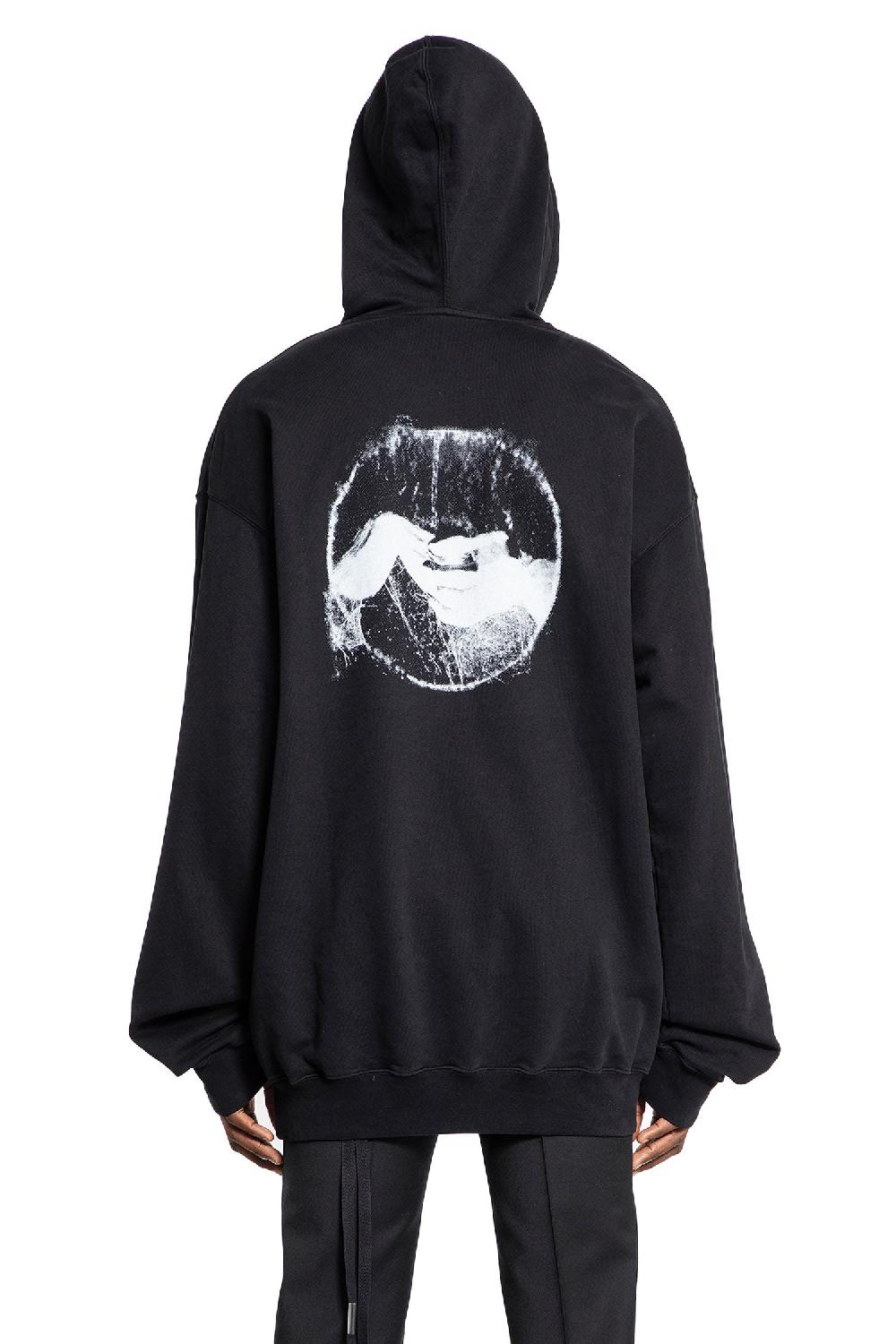 Antonioli ANN DEMEULEMEESTER MAN BLACK SWEATSHIRTS