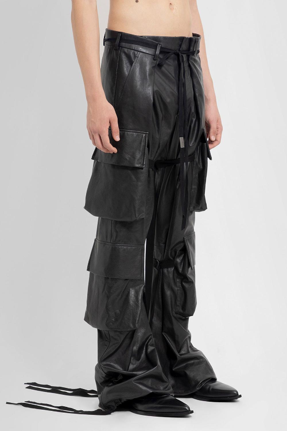 Antonioli ANN DEMEULEMEESTER MAN BLACK TROUSERS