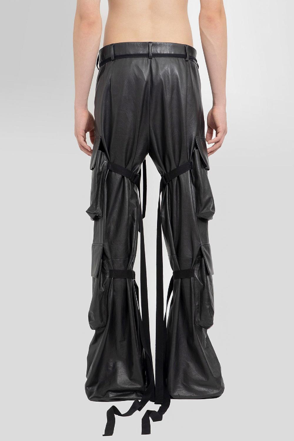 Antonioli ANN DEMEULEMEESTER MAN BLACK TROUSERS