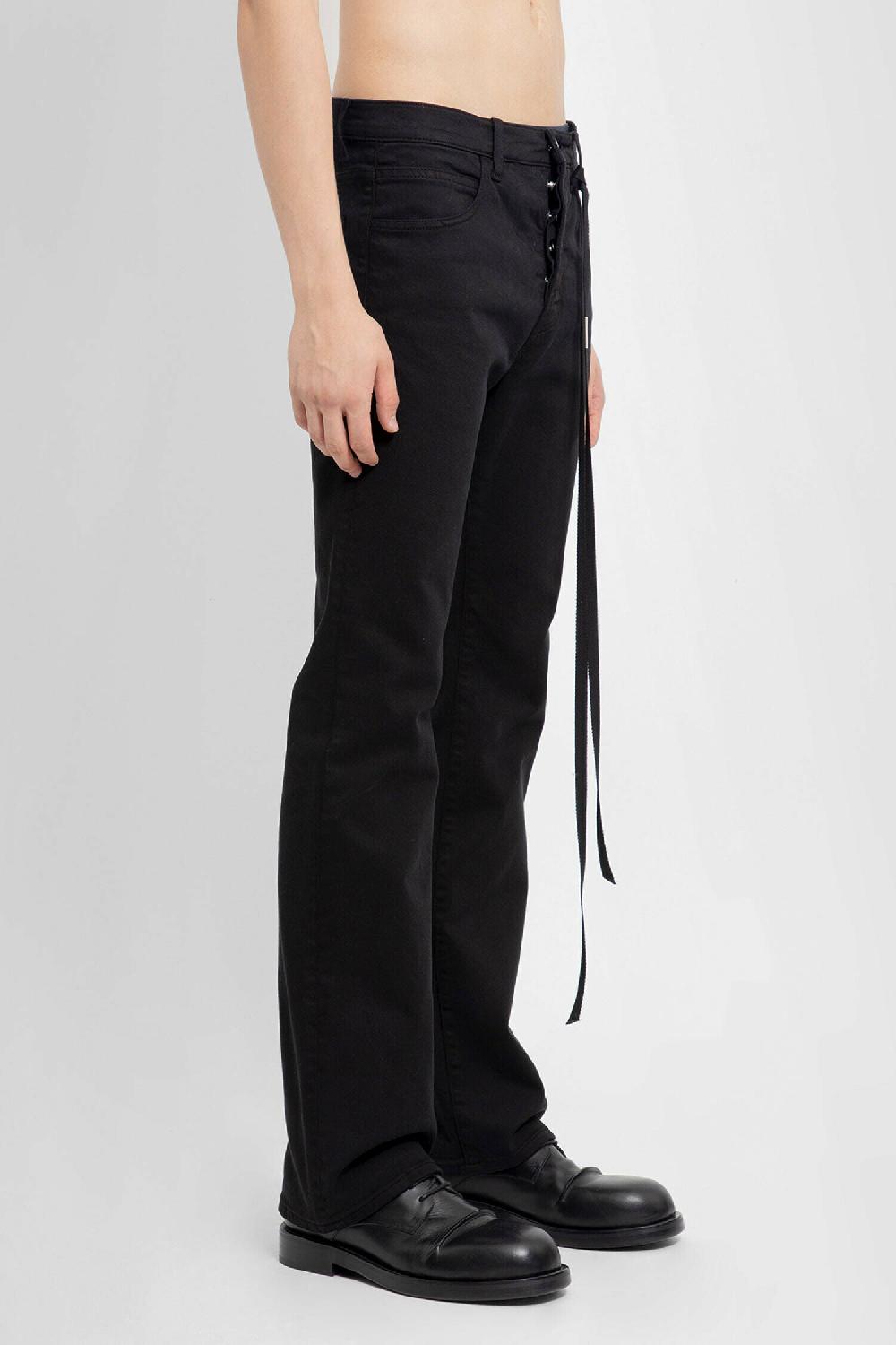 Antonioli ANN DEMEULEMEESTER MAN BLACK TROUSERS