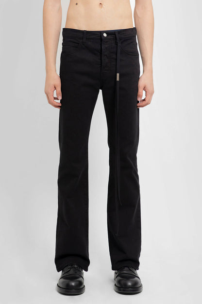 Antonioli ANN DEMEULEMEESTER MAN BLACK TROUSERS