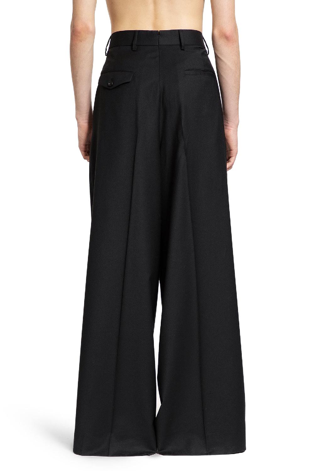 Antonioli ANN DEMEULEMEESTER MAN BLACK TROUSERS