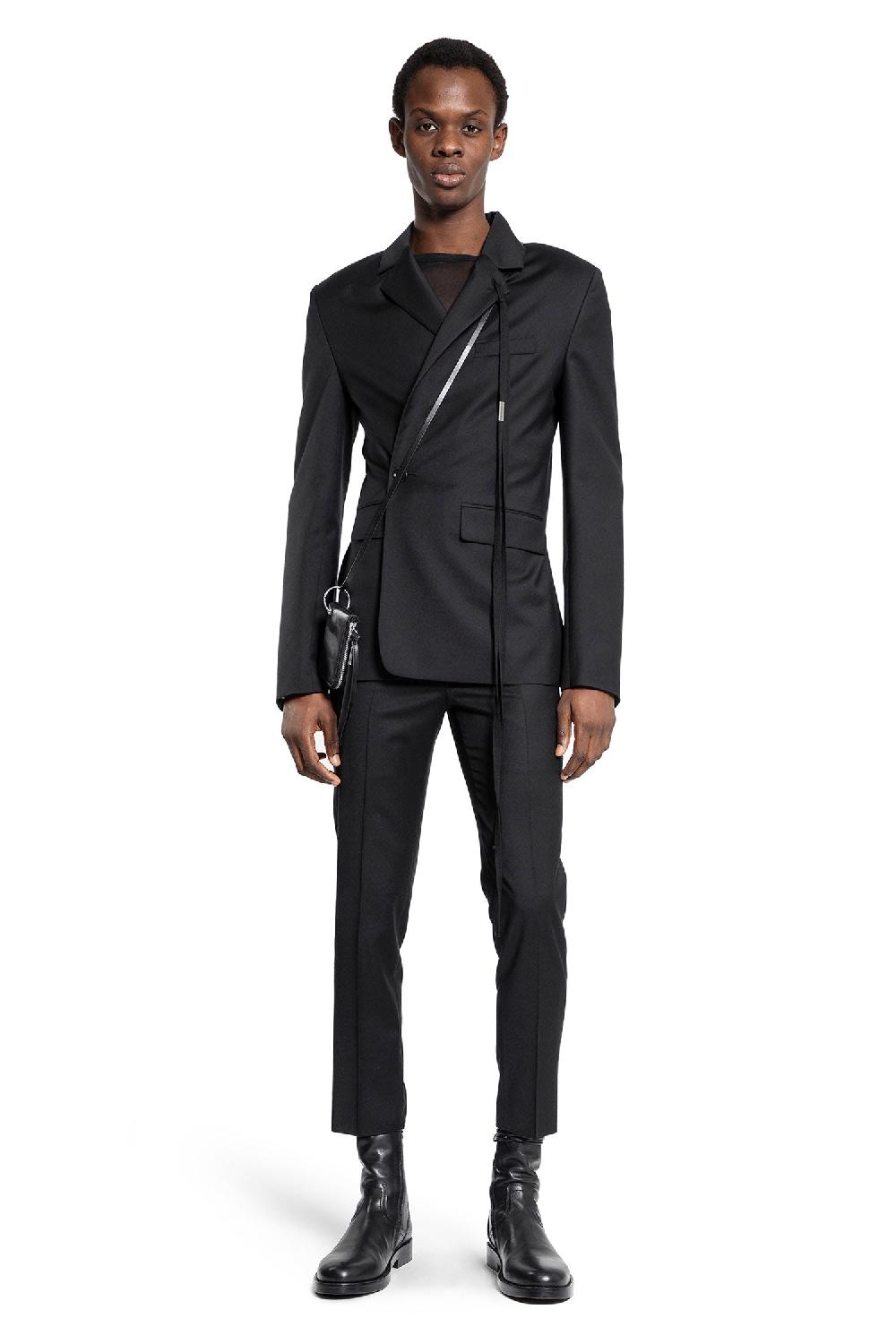 Antonioli ANN DEMEULEMEESTER MAN BLACK TROUSERS