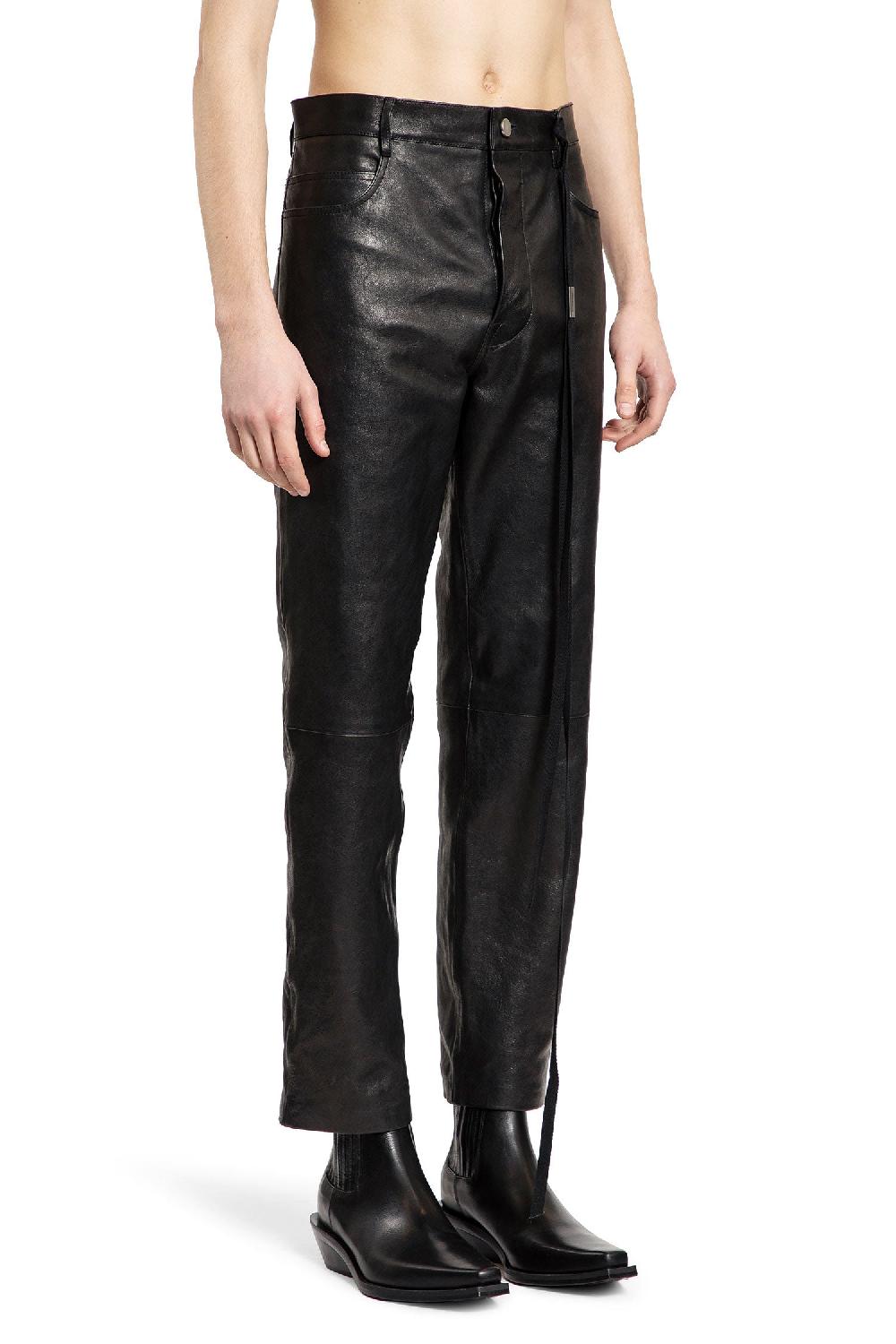Antonioli ANN DEMEULEMEESTER MAN BLACK TROUSERS