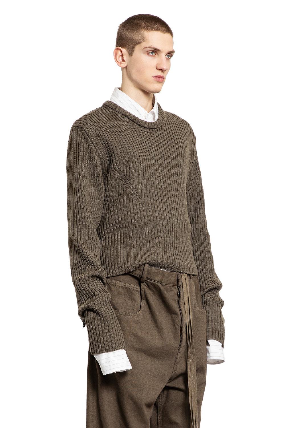 Antonioli ANN DEMEULEMEESTER MAN GREEN KNITWEAR