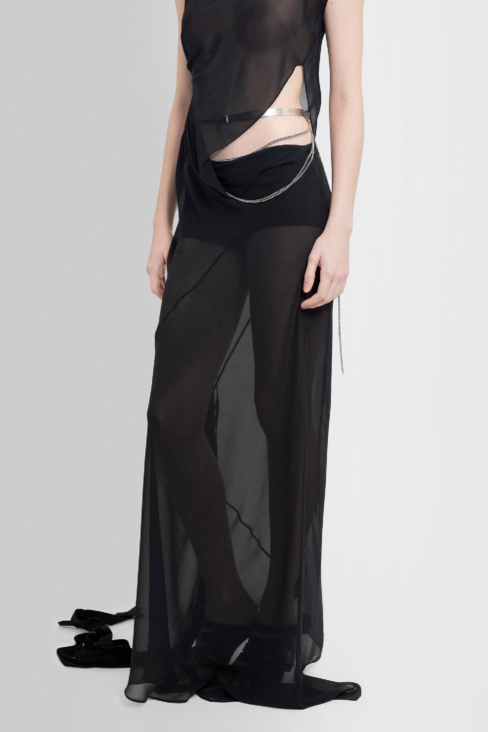 Antonioli ANN DEMEULEMEESTER UNISEX BLACK BELTS