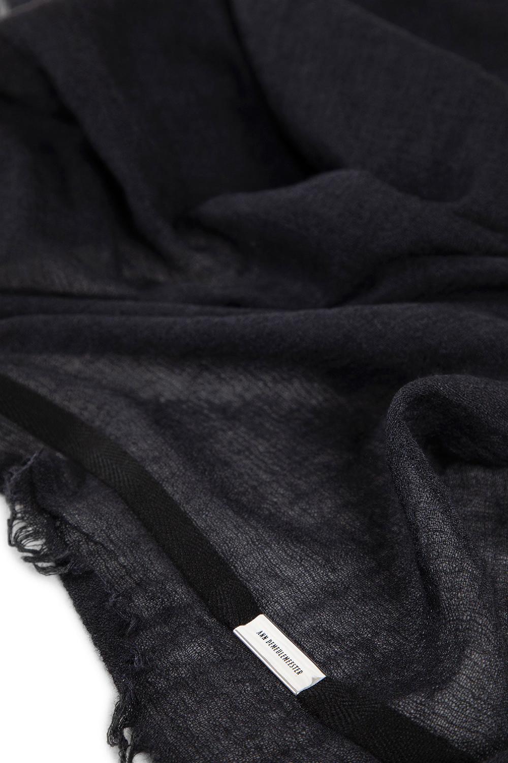 Antonioli ANN DEMEULEMEESTER UNISEX BLACK SCARVES