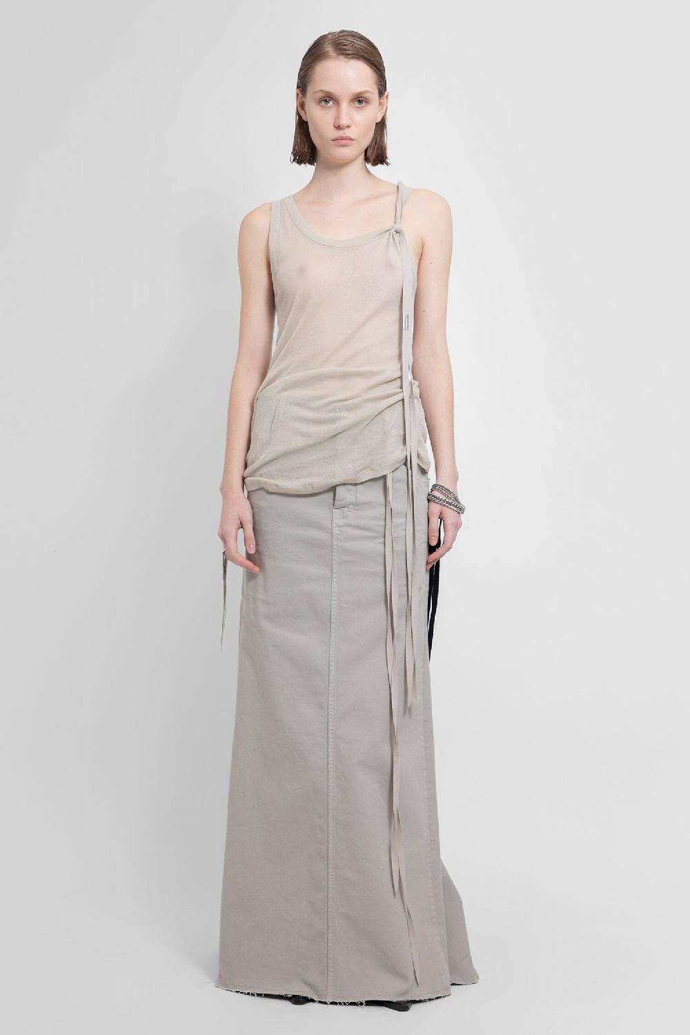 Antonioli ANN DEMEULEMEESTER WOMAN BEIGE SKIRTS