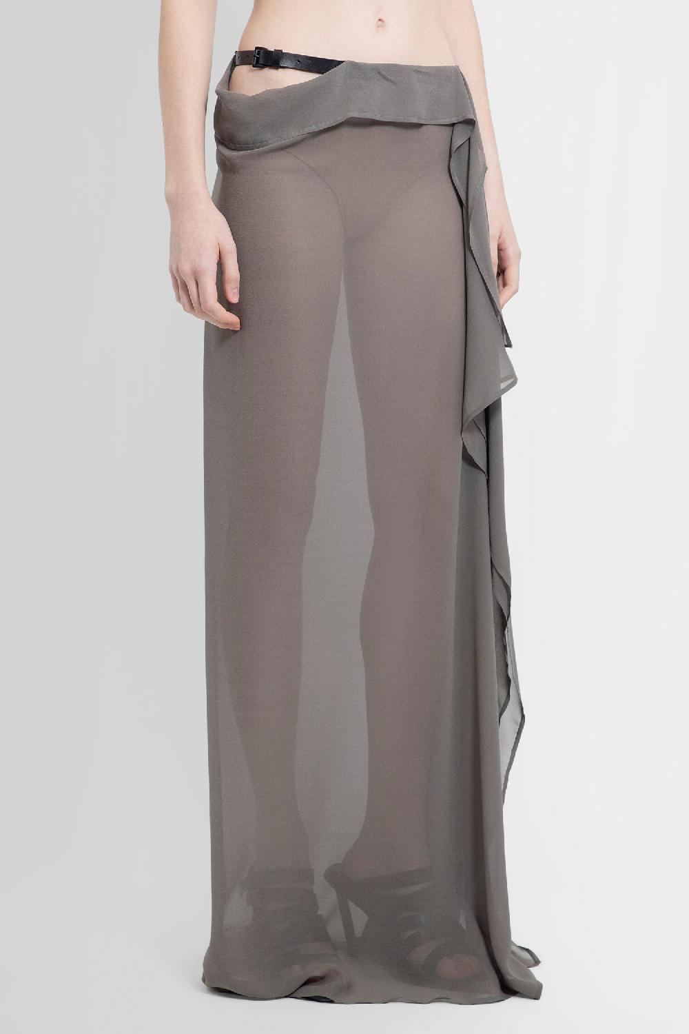 Antonioli ANN DEMEULEMEESTER WOMAN BEIGE SKIRTS