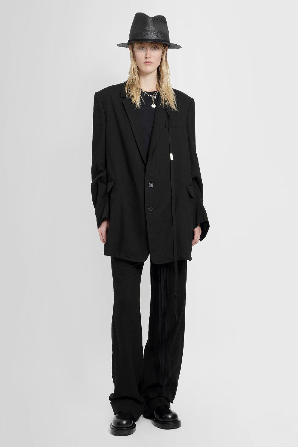 Antonioli ANN DEMEULEMEESTER WOMAN BLACK BLAZERS