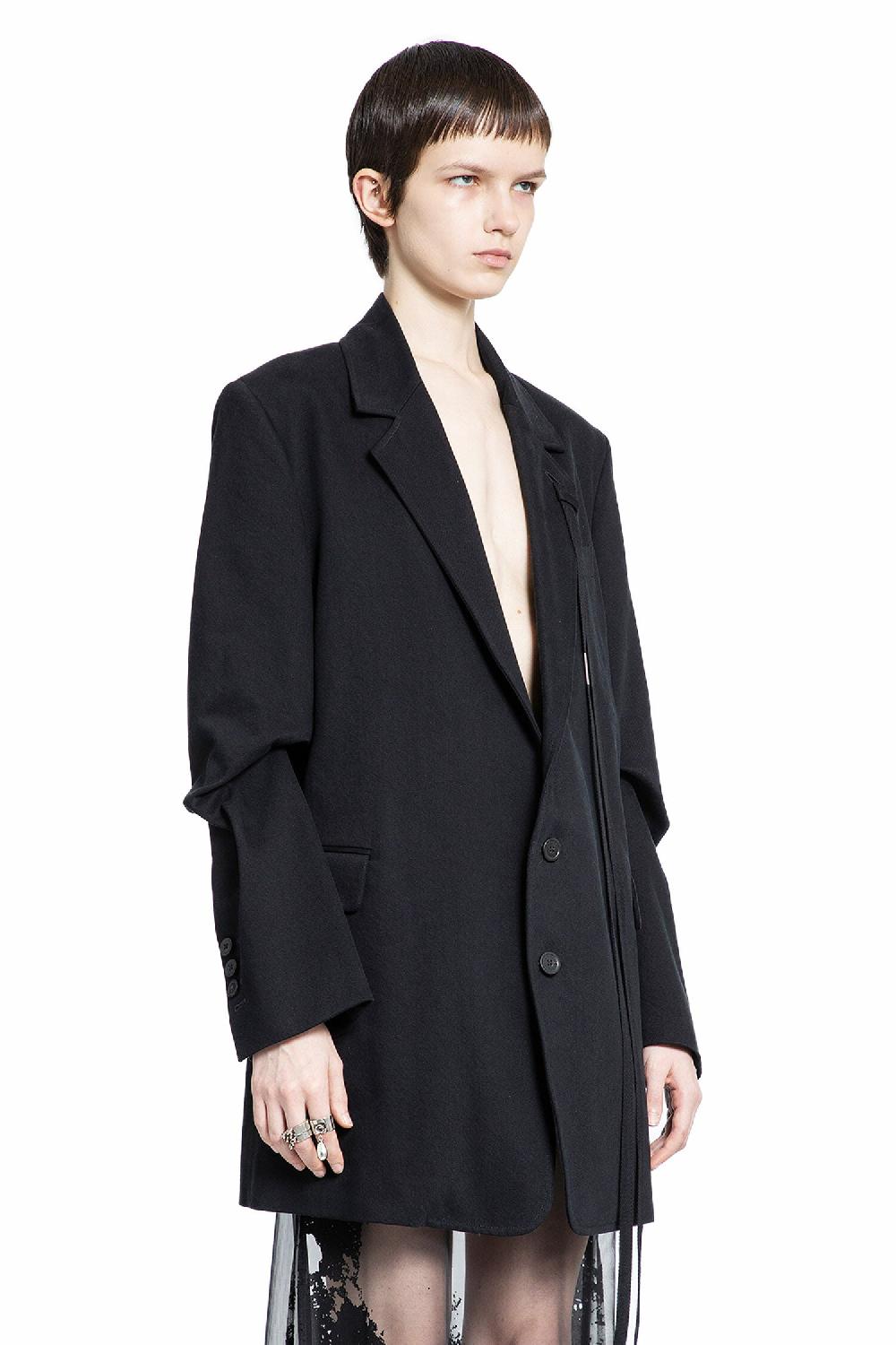 Antonioli ANN DEMEULEMEESTER WOMAN BLACK BLAZERS