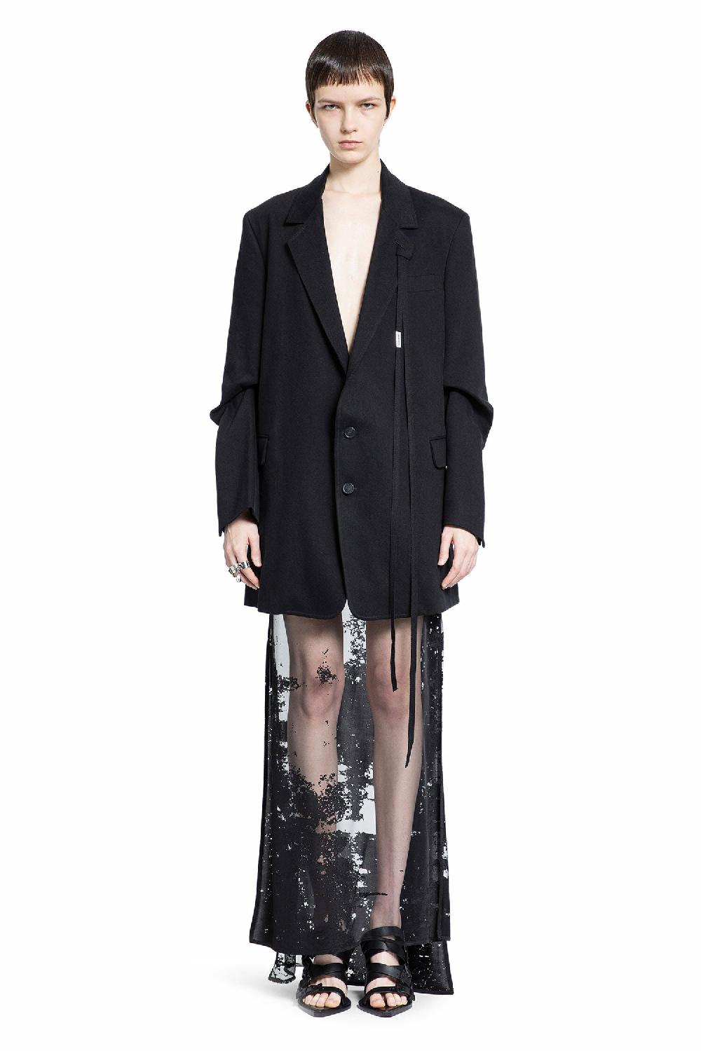 Antonioli ANN DEMEULEMEESTER WOMAN BLACK BLAZERS