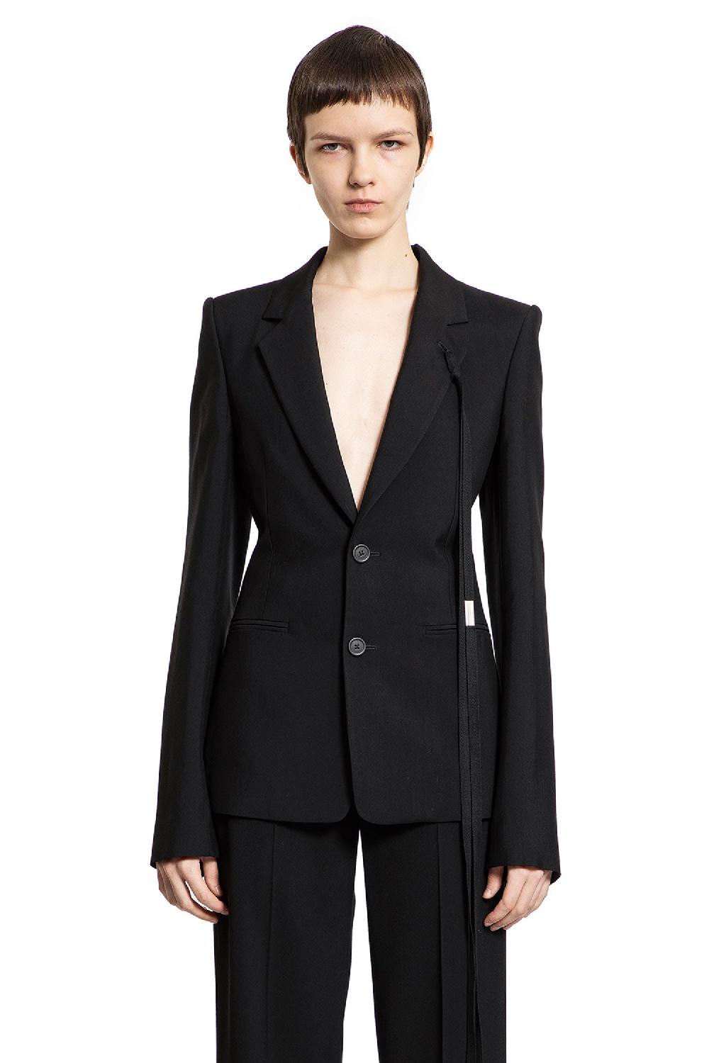 Antonioli ANN DEMEULEMEESTER WOMAN BLACK BLAZERS