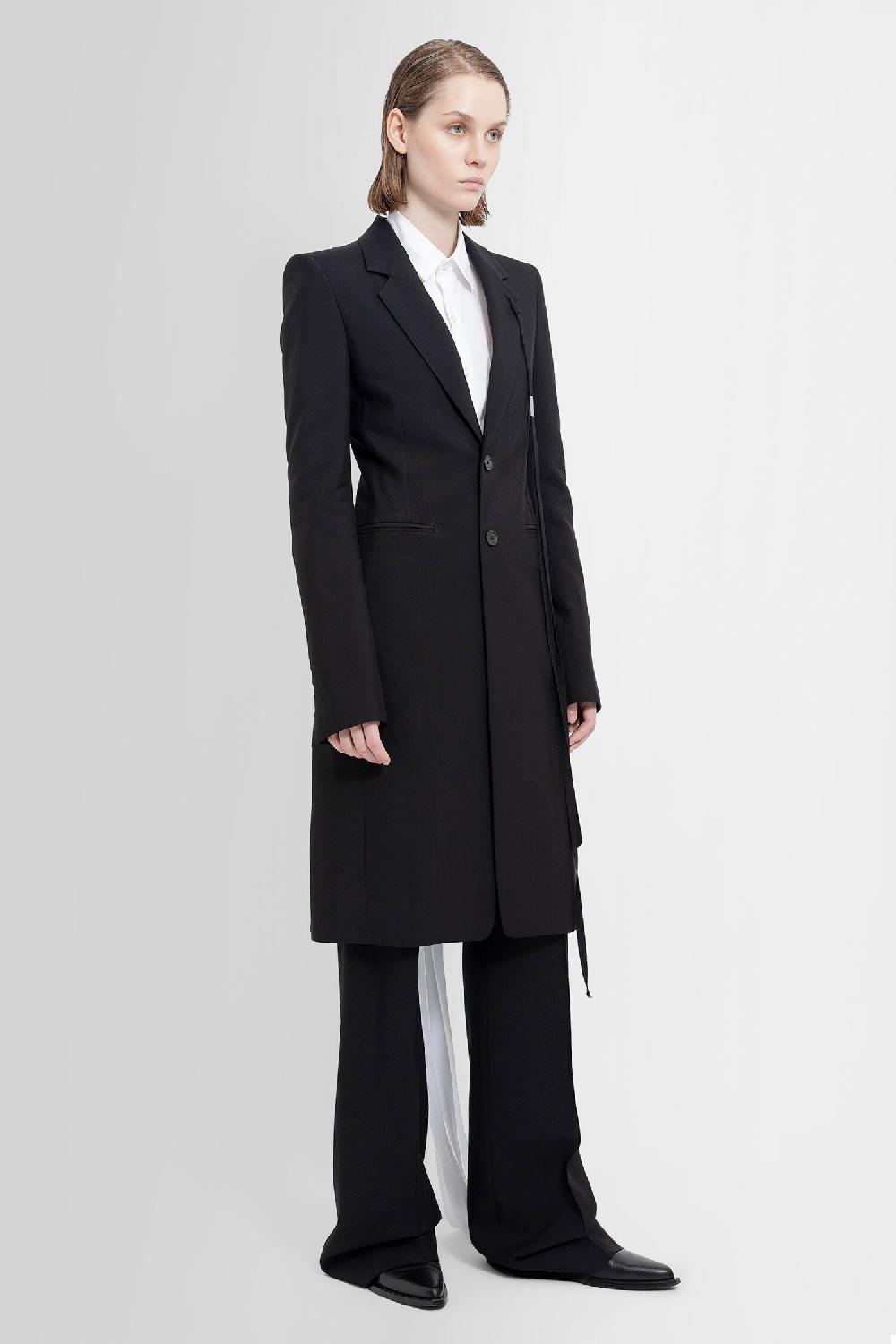 Antonioli ANN DEMEULEMEESTER WOMAN BLACK COATS