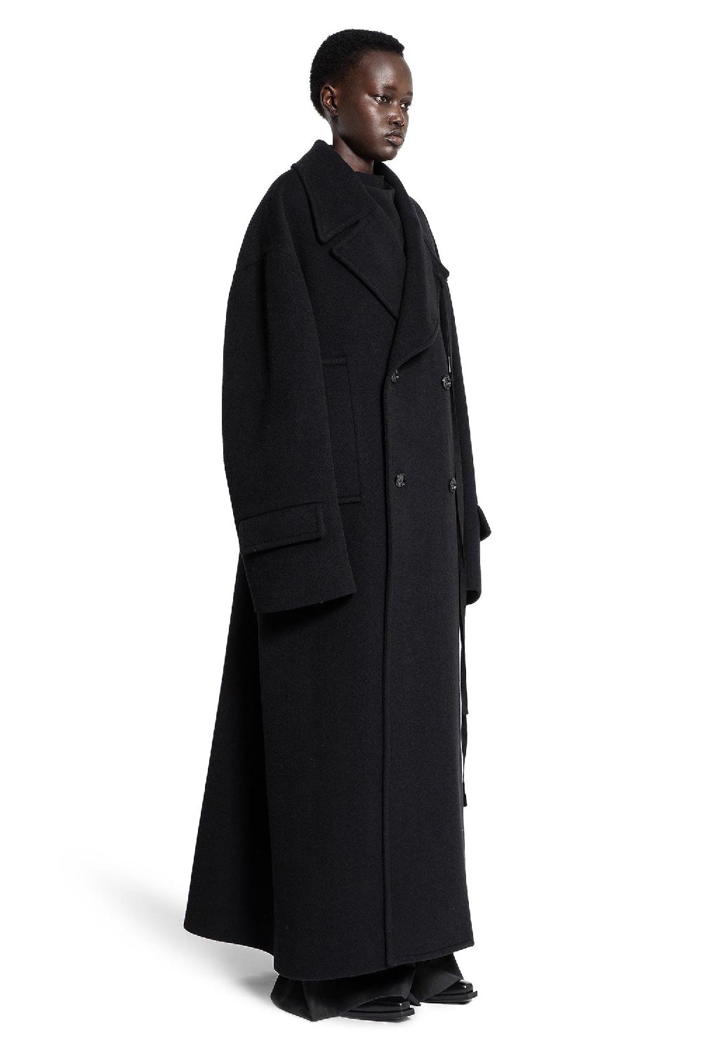 Antonioli ANN DEMEULEMEESTER WOMAN BLACK COATS