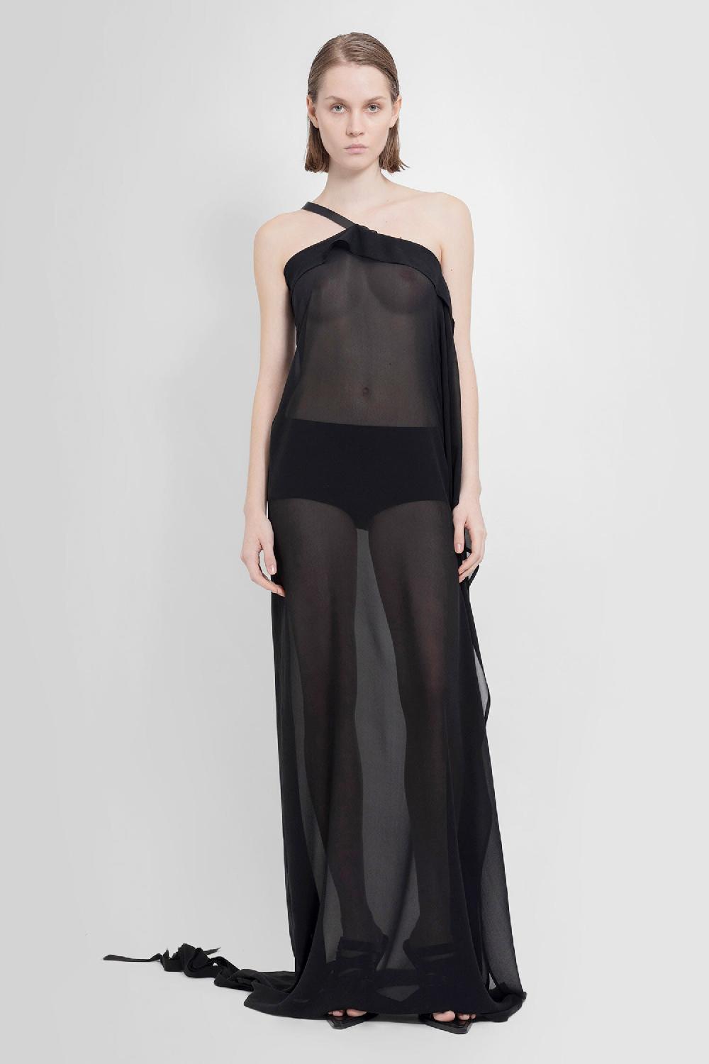Antonioli ANN DEMEULEMEESTER WOMAN BLACK DRESSES