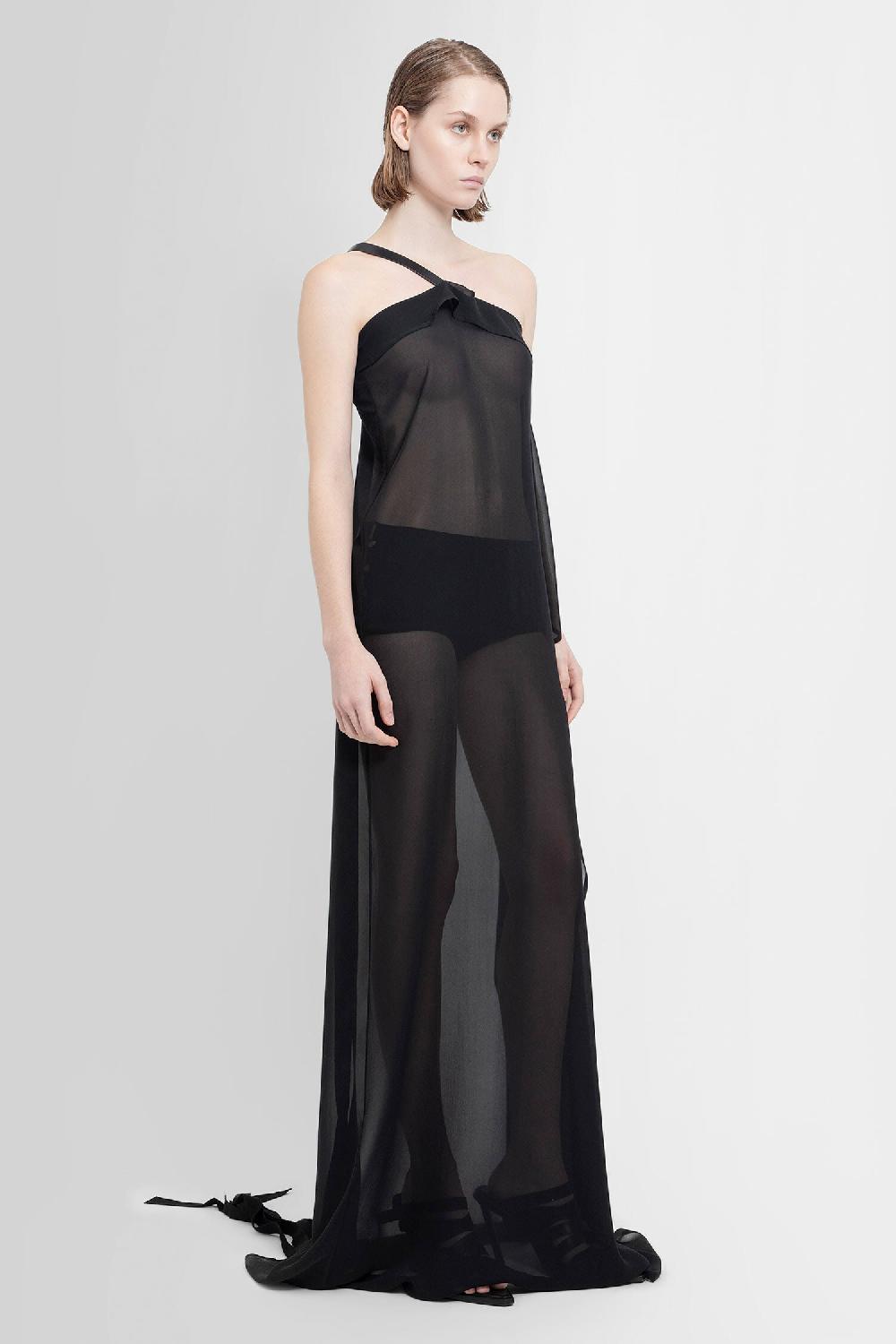 Antonioli ANN DEMEULEMEESTER WOMAN BLACK DRESSES