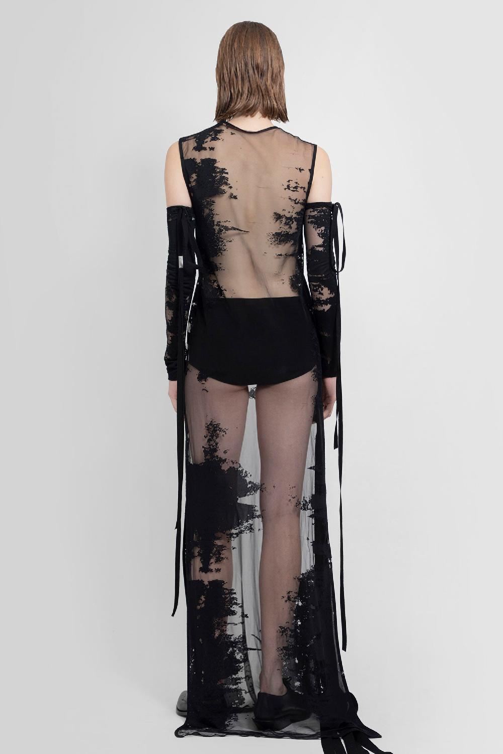 Antonioli ANN DEMEULEMEESTER WOMAN BLACK DRESSES