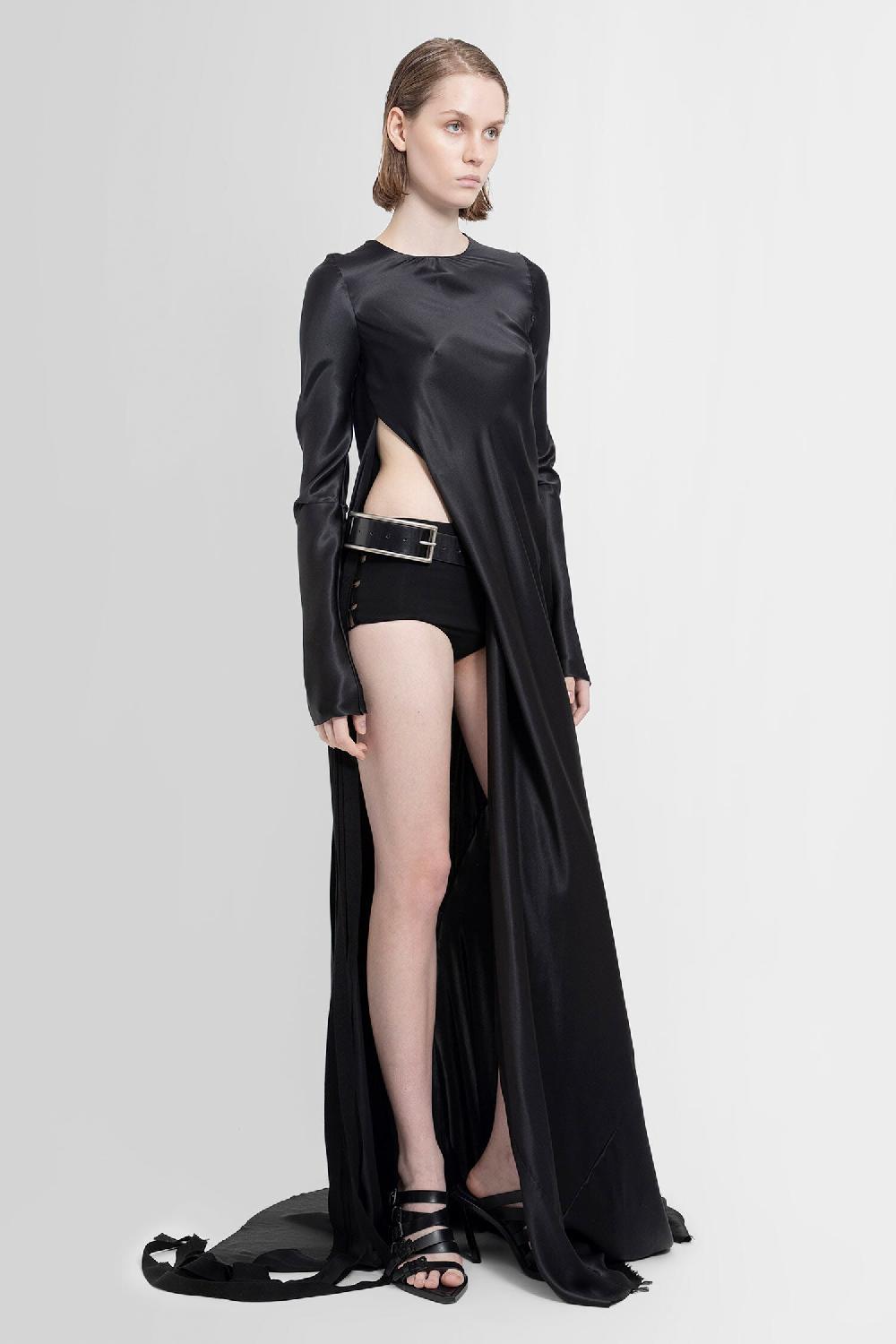 Antonioli ANN DEMEULEMEESTER WOMAN BLACK DRESSES