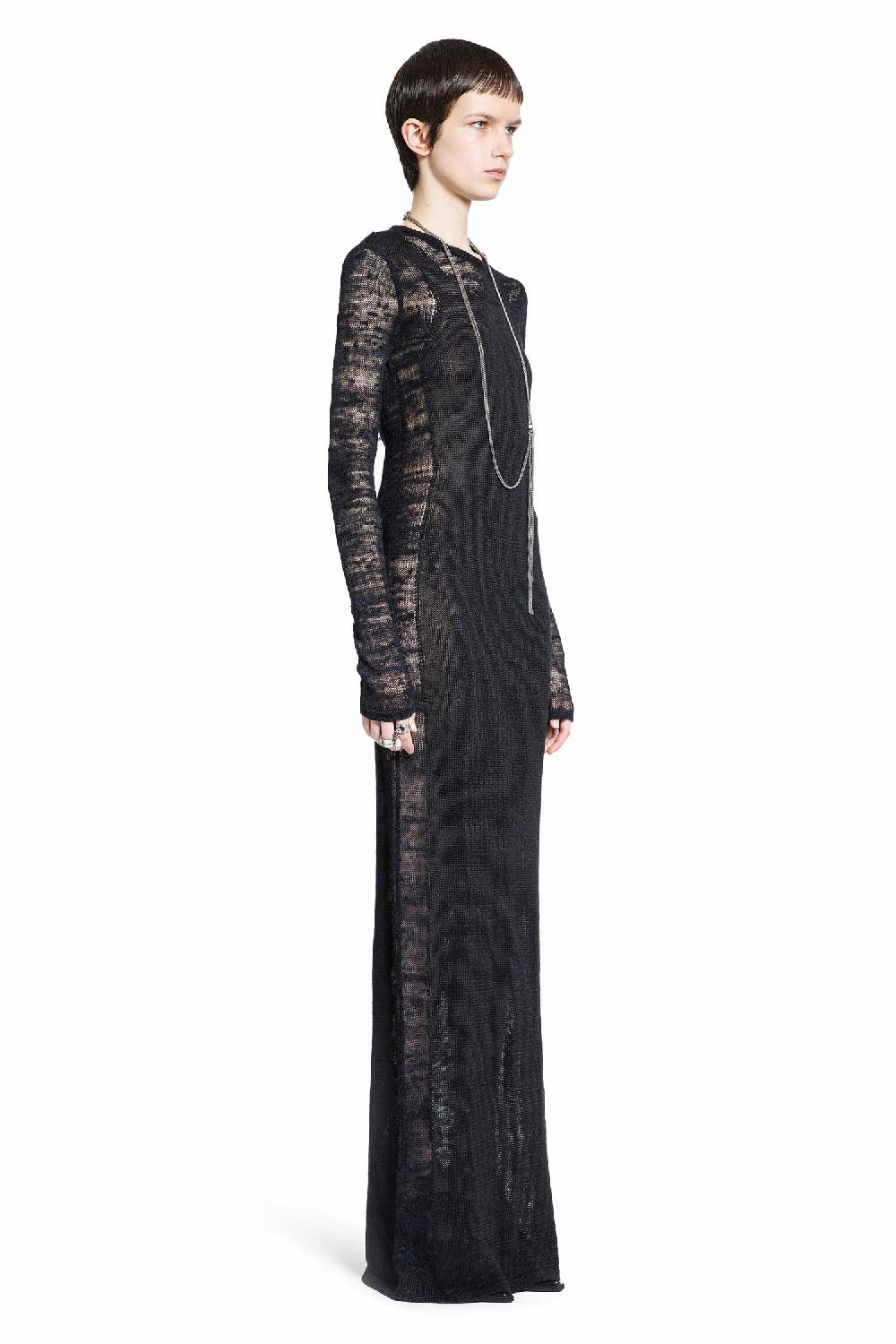 Antonioli ANN DEMEULEMEESTER WOMAN BLACK DRESSES