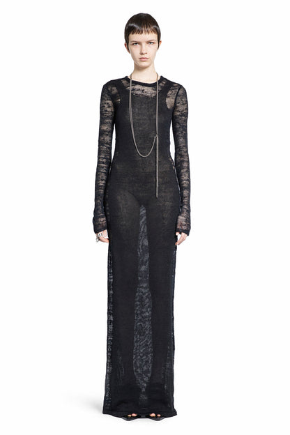 Antonioli ANN DEMEULEMEESTER WOMAN BLACK DRESSES