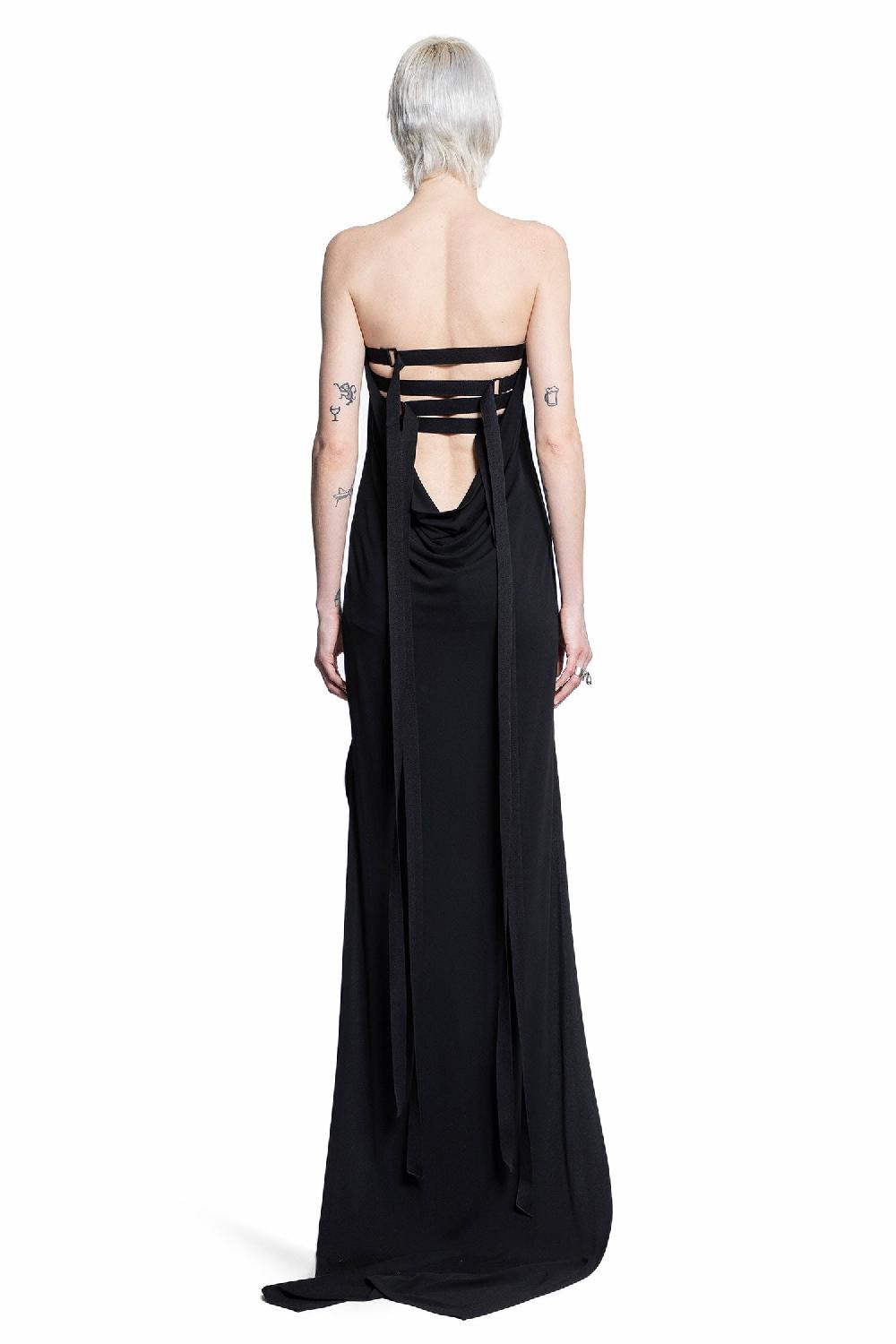 Antonioli ANN DEMEULEMEESTER WOMAN BLACK DRESSES