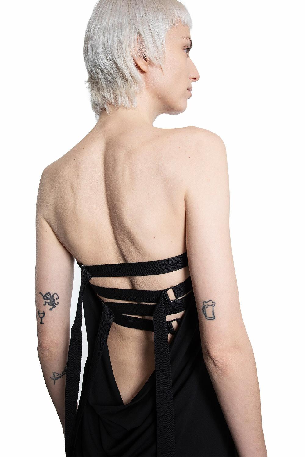 Antonioli ANN DEMEULEMEESTER WOMAN BLACK DRESSES