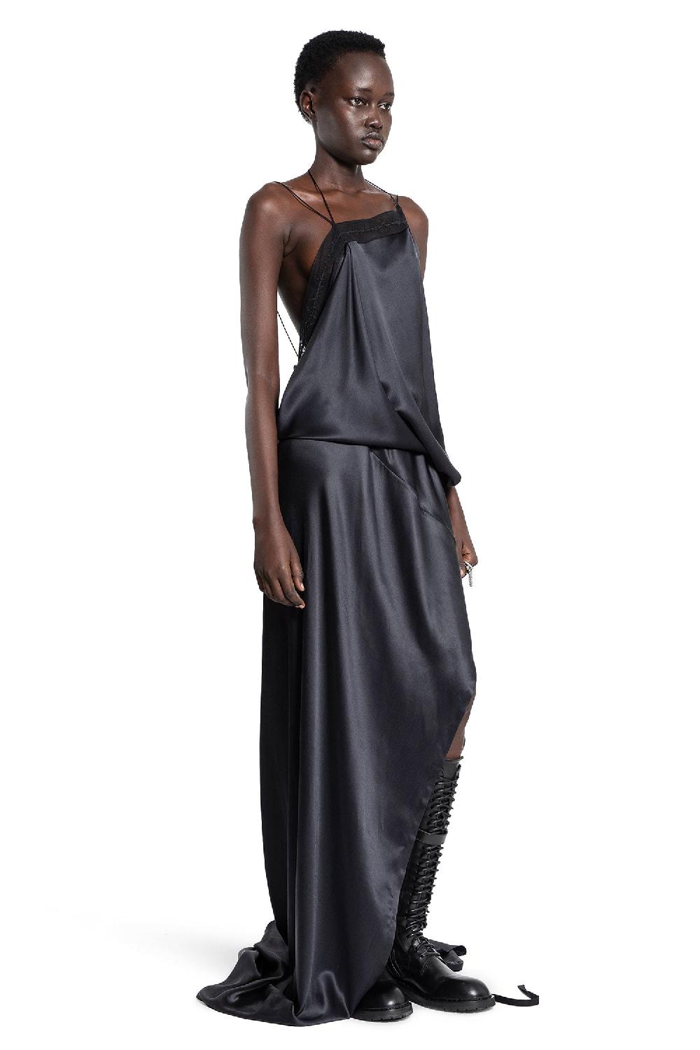 Antonioli ANN DEMEULEMEESTER WOMAN BLACK DRESSES
