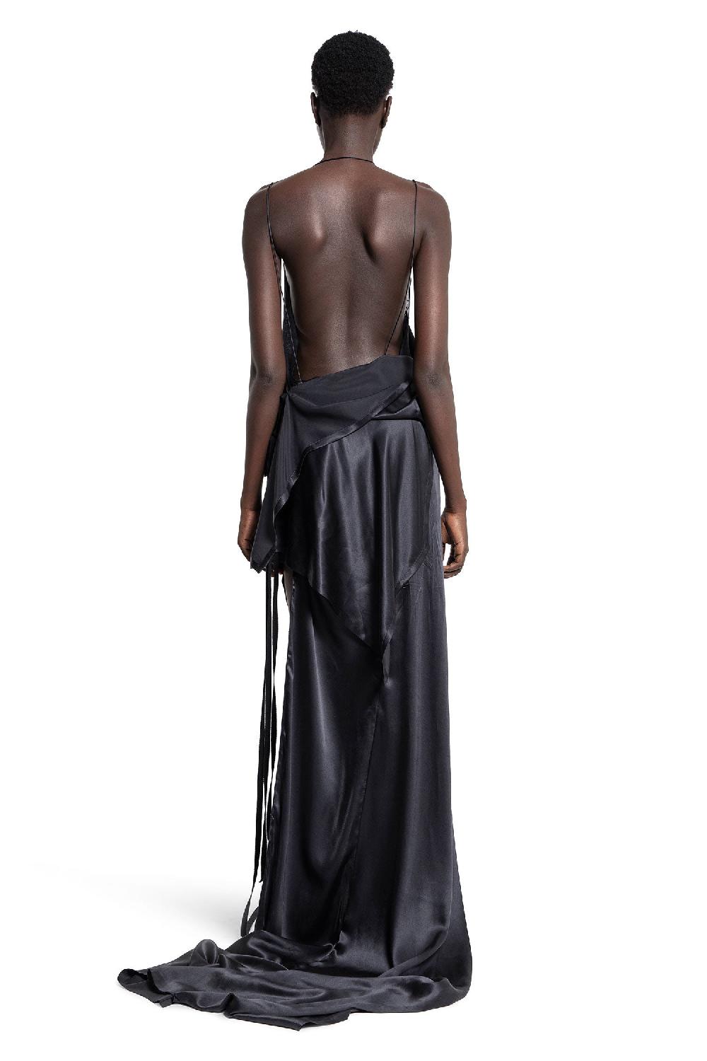Antonioli ANN DEMEULEMEESTER WOMAN BLACK DRESSES