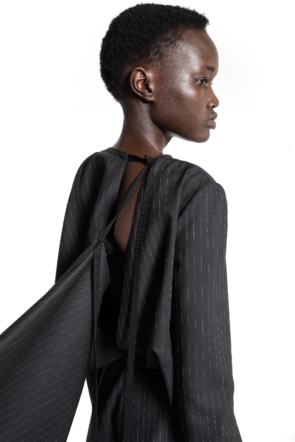 Antonioli ANN DEMEULEMEESTER WOMAN BLACK DRESSES