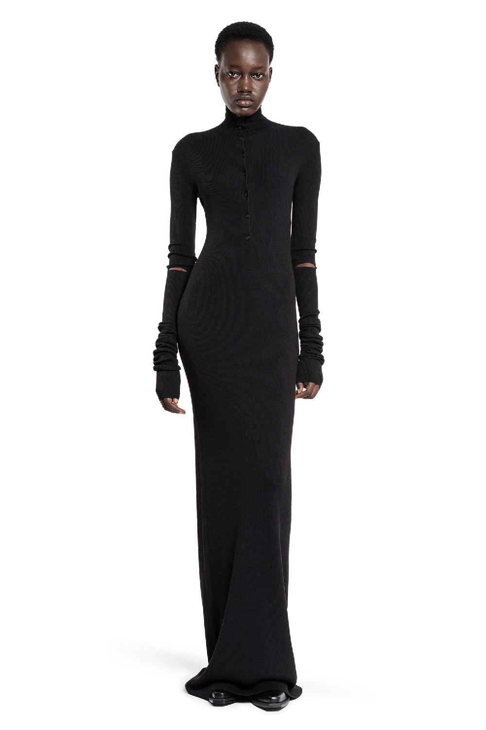 Antonioli ANN DEMEULEMEESTER WOMAN BLACK DRESSES