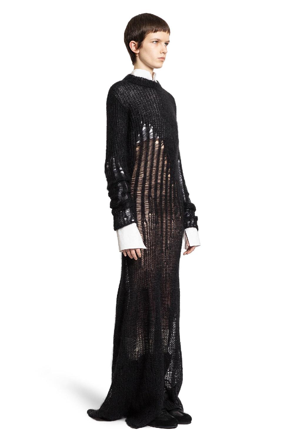Antonioli ANN DEMEULEMEESTER WOMAN BLACK DRESSES