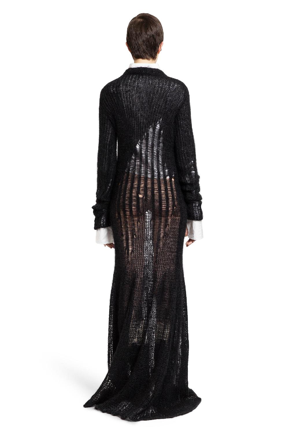 Antonioli ANN DEMEULEMEESTER WOMAN BLACK DRESSES
