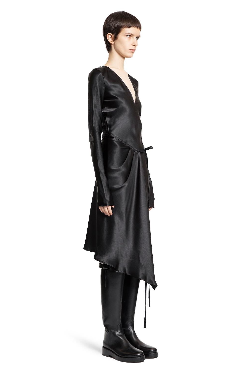 Antonioli ANN DEMEULEMEESTER WOMAN BLACK DRESSES