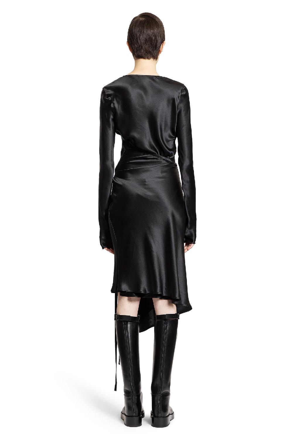 Antonioli ANN DEMEULEMEESTER WOMAN BLACK DRESSES